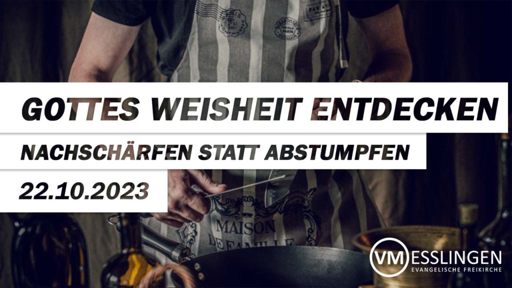 Nachschärfen statt Abstumpfen