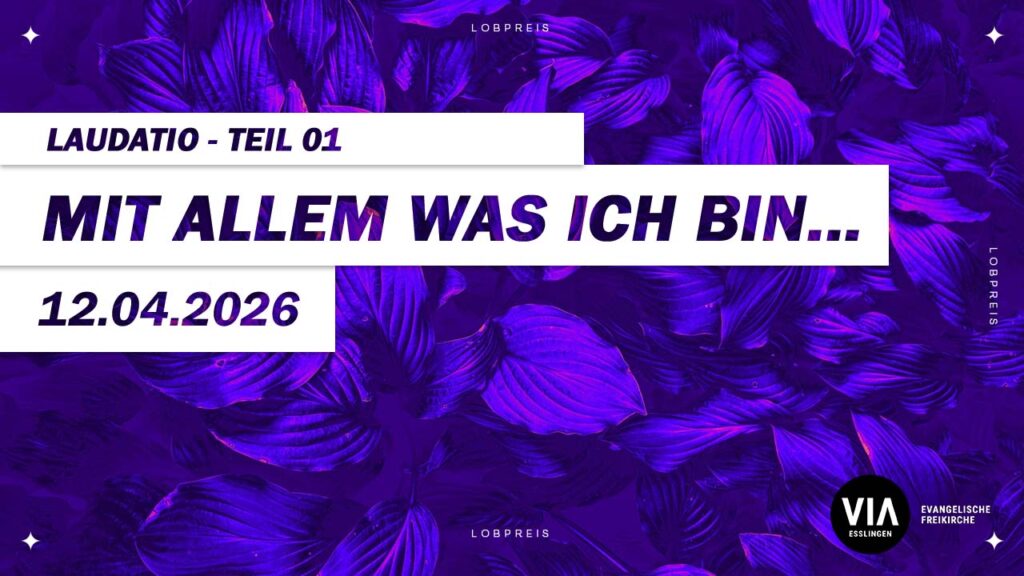 Mit allem was ich bin…