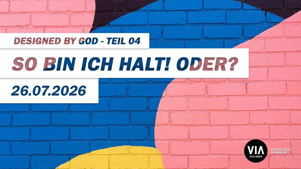 So bin ich halt! Oder?